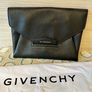 Givenchy Leather Envelope Clutch